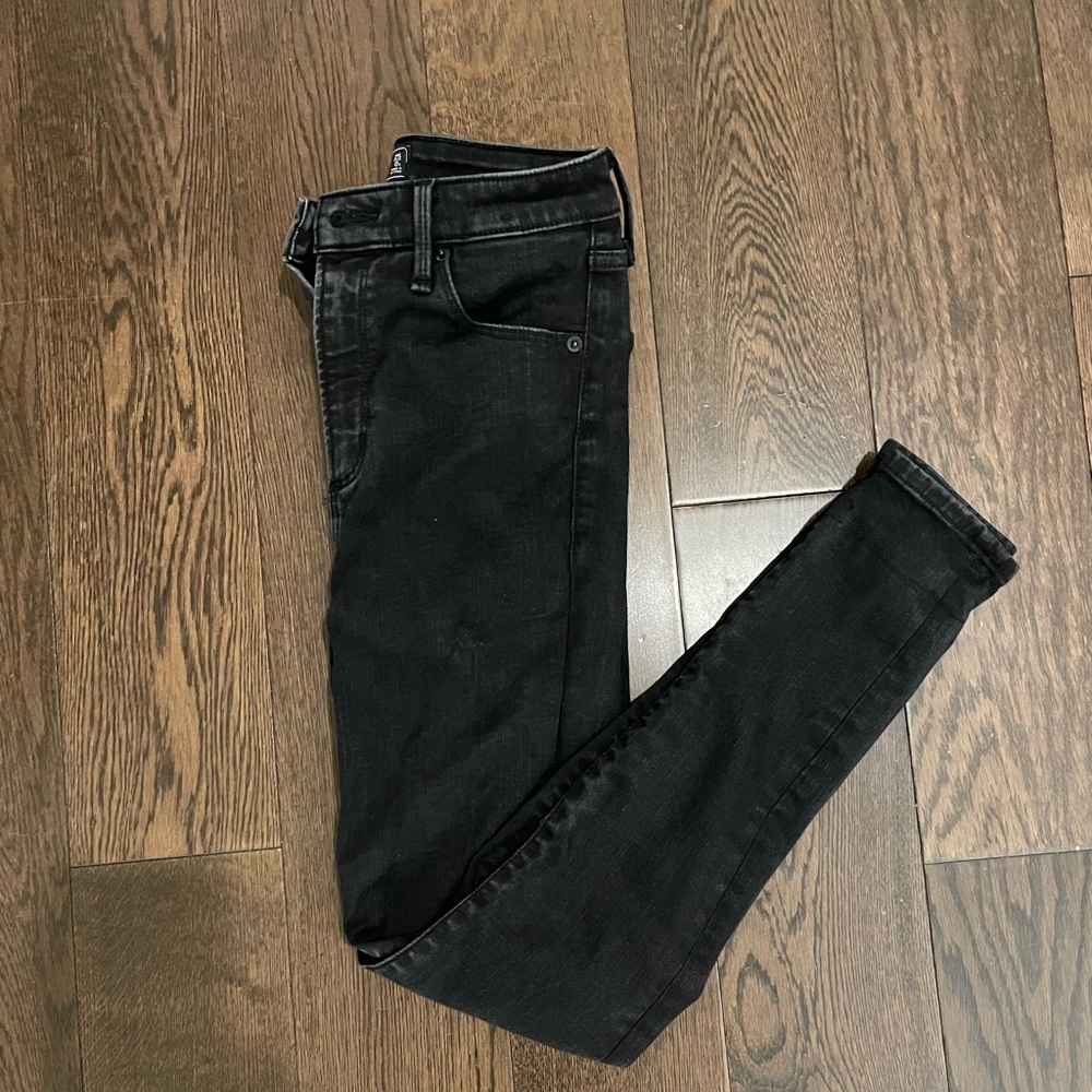 Abercrombie and Fitch black jeggings